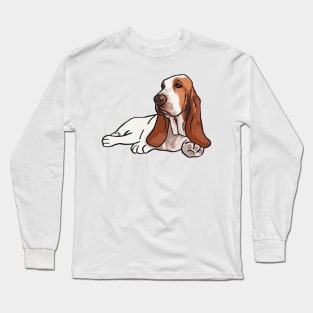 Basset Hound Dog Long Sleeve T-Shirt